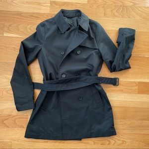 Uniqlo Black Trench Coat